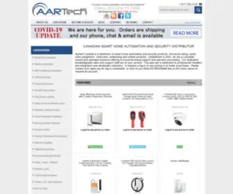 AArtechpro.ca(Smart Home Automation & Security Distributor Aartech Canada) Screenshot