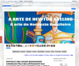 AArtedenewtonavelino.com(Blog de arte nordestina) Screenshot