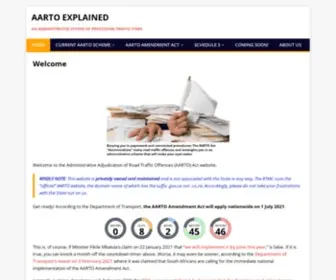 AArtofacts.co.za(An administrative system of processing traffic fines) Screenshot