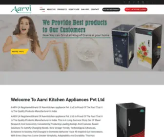 AArvi.org.in(Domestic Flour Mill Machine Manufacturers) Screenshot