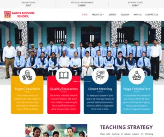 AAryamissionschool.com(AARYA MISSION SCHOOL) Screenshot