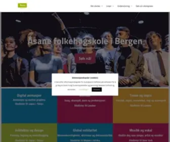 AAsane.fhs.no(Åsane Folkehøgskole) Screenshot