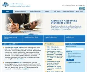 AASB.gov.au(The official website of the Australian Accounting Standards Board (AASB)) Screenshot