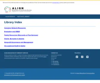 AASCF.com(Library Index) Screenshot