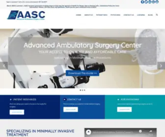 AAscspine.com(Advanced Ambulatory Surgery Center) Screenshot