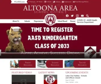 AAsdcat.com(Altoona Area School District serves K) Screenshot
