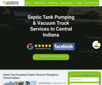 AAsepticin.com(Septic Tank Pumping) Screenshot