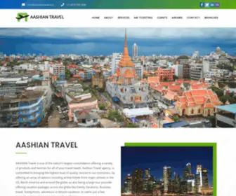 AAshiantravel.com(Aashian Travel) Screenshot