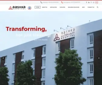 AAshkahospitals.in(A Trusted Hospital For Quality Healthcare Services At Affordable Rates) Screenshot