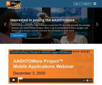 AAshtowareproject.org(AASHTOWare Project) Screenshot