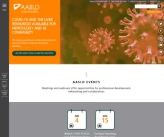 AASLD.org(AASLD Home) Screenshot