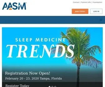 AASM.org(American Academy of Sleep Medicine (AASM)) Screenshot