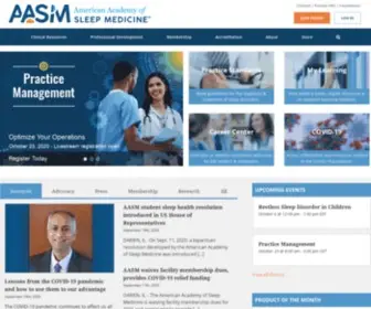 AAsmnet.org(American Academy of Sleep Medicine) Screenshot