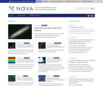 AAsnova.org(AAS Nova) Screenshot