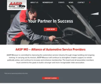 AASP-MO.org(Alliance of Automotive Service Providers) Screenshot