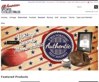 AAsportscollectibles.com(All American Sports Collectibles) Screenshot