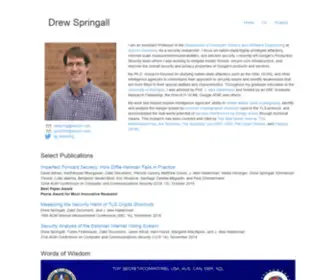 AAspring.com(Drew Springall) Screenshot
