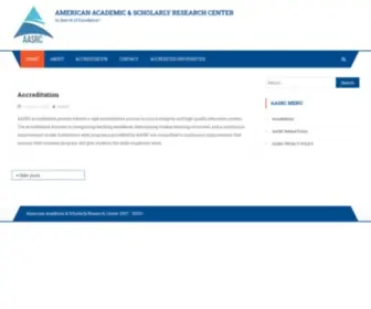 AASRC.org(In Search of Excellence) Screenshot