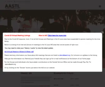 AASTL.org(Home) Screenshot