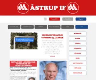 AAstrup-IF.dk(Aastrup IF) Screenshot