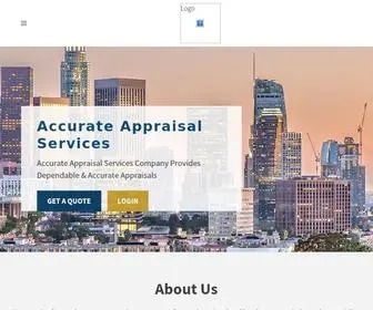 AASVC.com(Accurate Appraisal Services) Screenshot