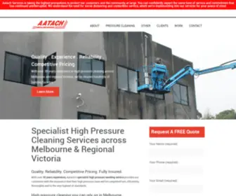 AAtachservice.com(High Pressure Cleaning Services Melbourne) Screenshot
