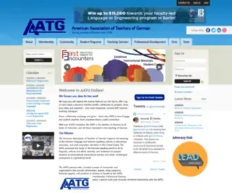 AATG.org(American Association of Teachers of German) Screenshot