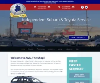 AAtheshop.com(A&A, The Shop) Screenshot