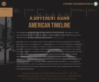 AAtimeline.com(A Different Asian American Timeline) Screenshot