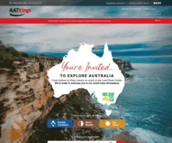 AAtkings.com(Guided Tours in Australia & New Zealand) Screenshot