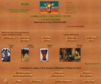 AAtmidjembe.com(AATMI Djembe percussion) Screenshot