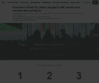 AAT.org.uk(The Association of Accounting Technicians) Screenshot