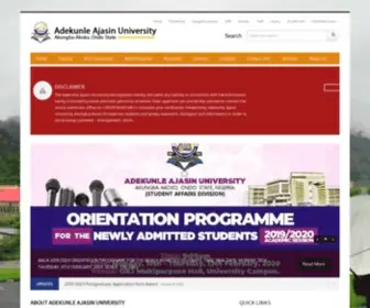 AAua.edu.ng(21st Century University) Screenshot