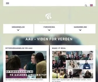 AAU.dk(Aalborg Universitet) Screenshot