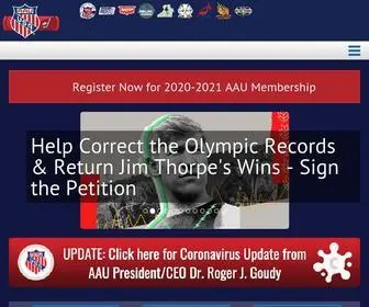 AAuicehockey.org(AAU Ice Hockey) Screenshot