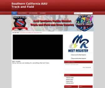 AAusocal.org(Southern California AAU Track and Field) Screenshot