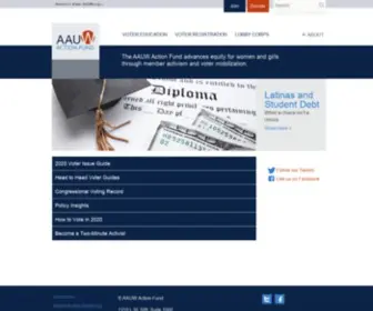 AAuwaction.org(AAUW Action Fund) Screenshot