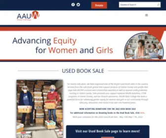 AAuwstatecollege.org(AAUW State College) Screenshot