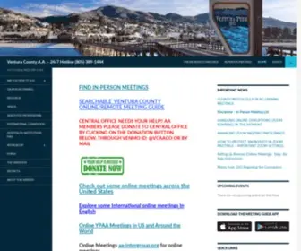 AAventuracounty.org(Ventura County AA) Screenshot