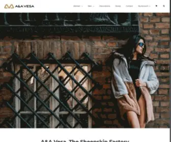 AAvesa.com(Sheepskin Jackets Factory & Fur Coats) Screenshot