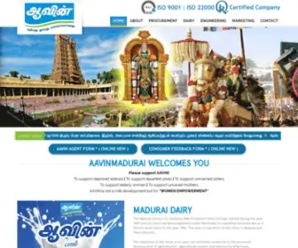 AAvinmadurai.com(Aavin Milk) Screenshot