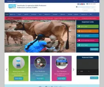 AAvinmilk.com(Tamilnadu Co) Screenshot