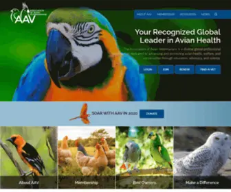 AAV.org(Association of avian veterinarians) Screenshot
