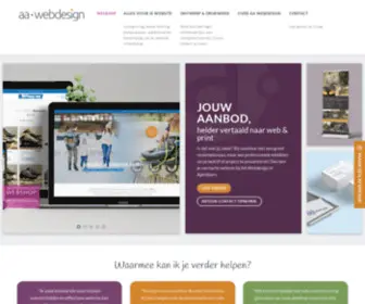 AAwebdesign.nl(AA Webdesign Apeldoorn) Screenshot