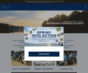 AAwsa.org(Anne Arundel County Watershed Stewards Academy) Screenshot