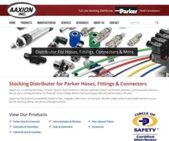 AAxioninc.com(Parker Hannifin Hose) Screenshot