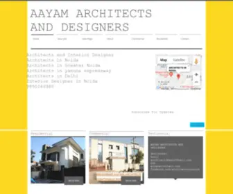 AAyamarchitect.com(Architects in Noida) Screenshot