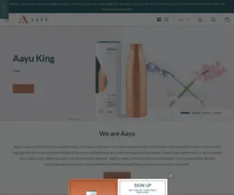 AAyu.com.au(Aayu promotes healthy living and) Screenshot