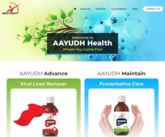 AAyudhhealth.com(AAYUDH Health) Screenshot