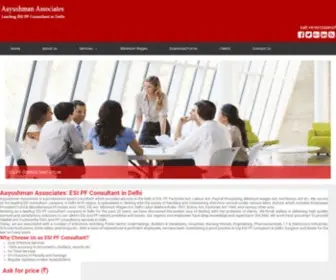 AAyushmanassociates.com(Aayushman Associates) Screenshot